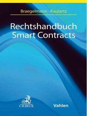 cover image of Rechtshandbuch Smart Contracts